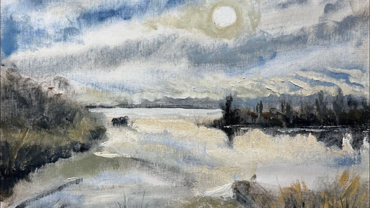 Yesler Bay - oil landscape
