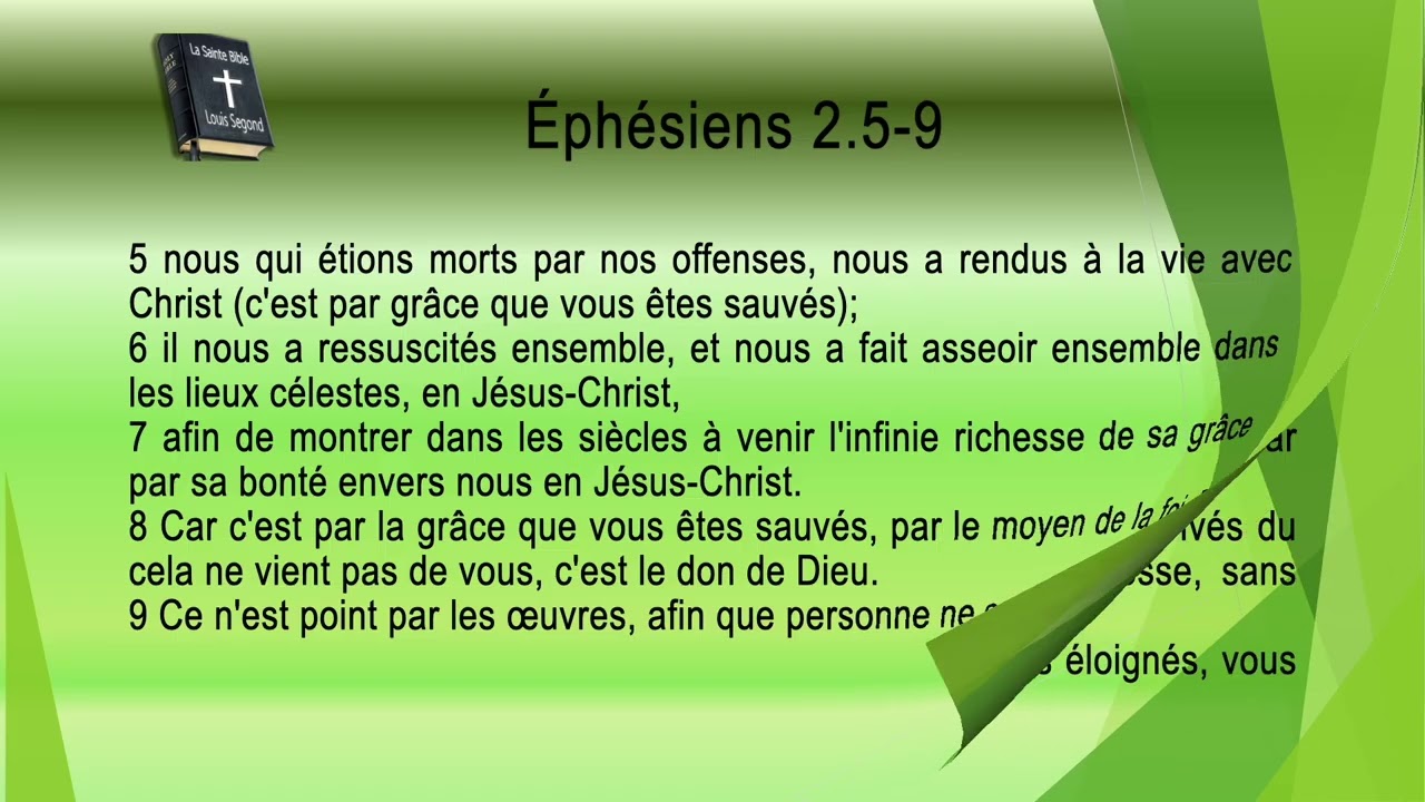 49 Épître aux Éphésiens Sg1910 ch 2 20251020