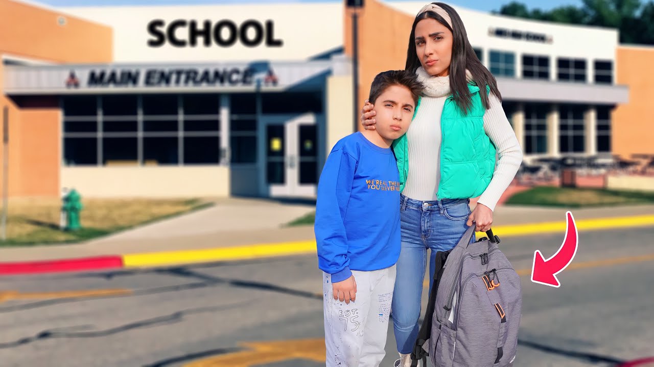 ما عاد فيه يروح المدرسة ...🥺