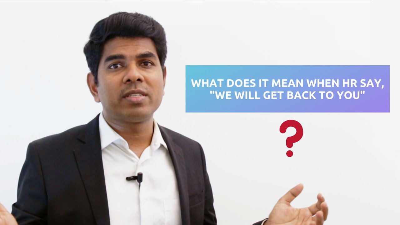 What does it mean when HR say we will get back to you | How to follow up after Job Interview?