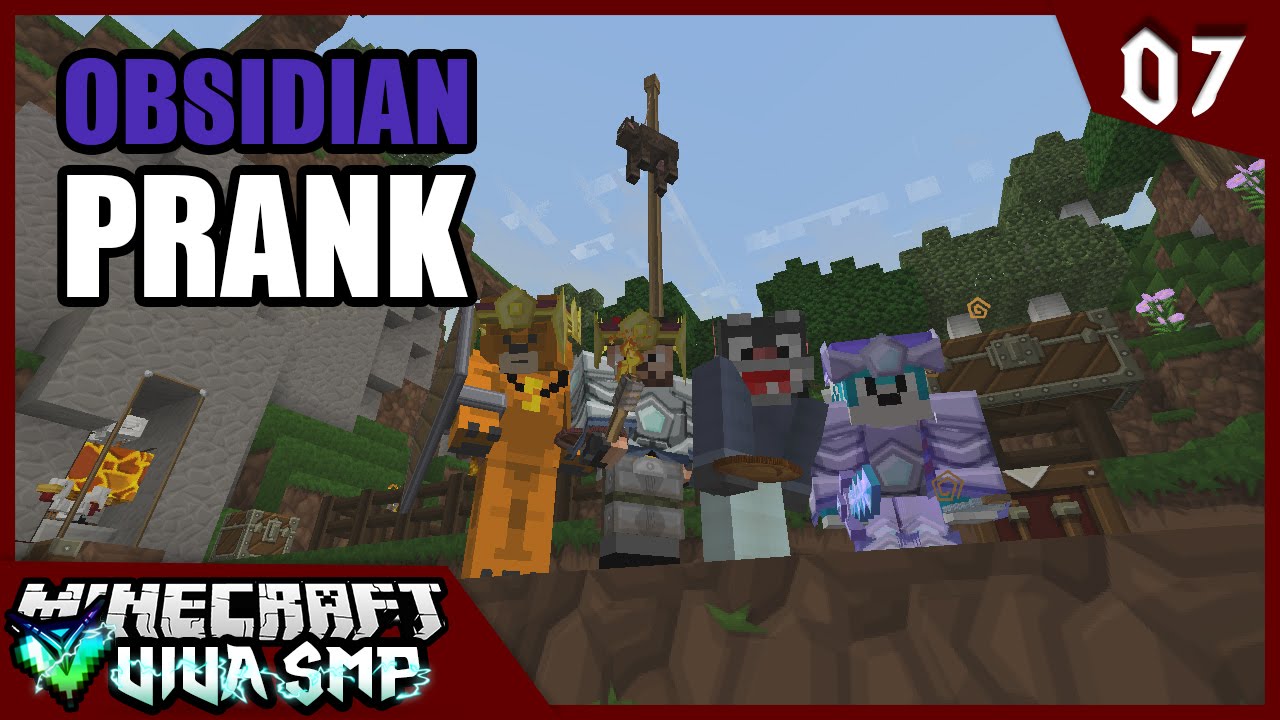 Obsidian Prank! ~ Minecraft Viva SMP ep.7