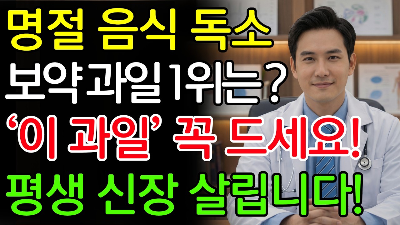 설날 신장 보약 과일 TOP 5와 올바른 섭취법 | 신장에좋은음식 | 신장건강 |노년의 건강