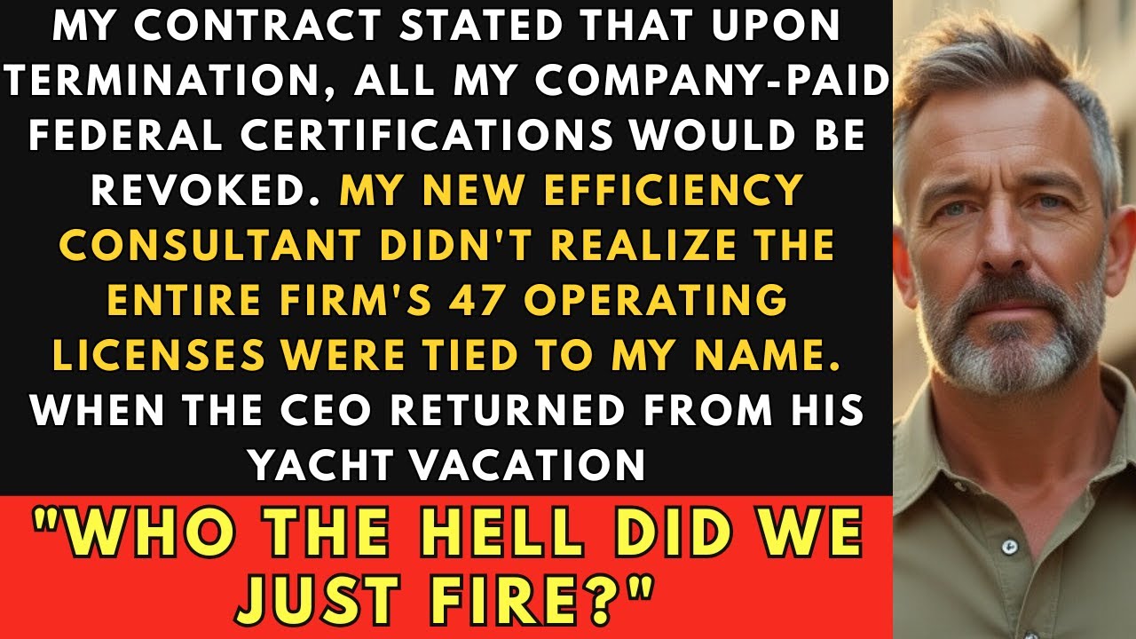 They Called Me 'Legacy Infrastructure'—Then Realized I Held All 47 Federal Licenses.