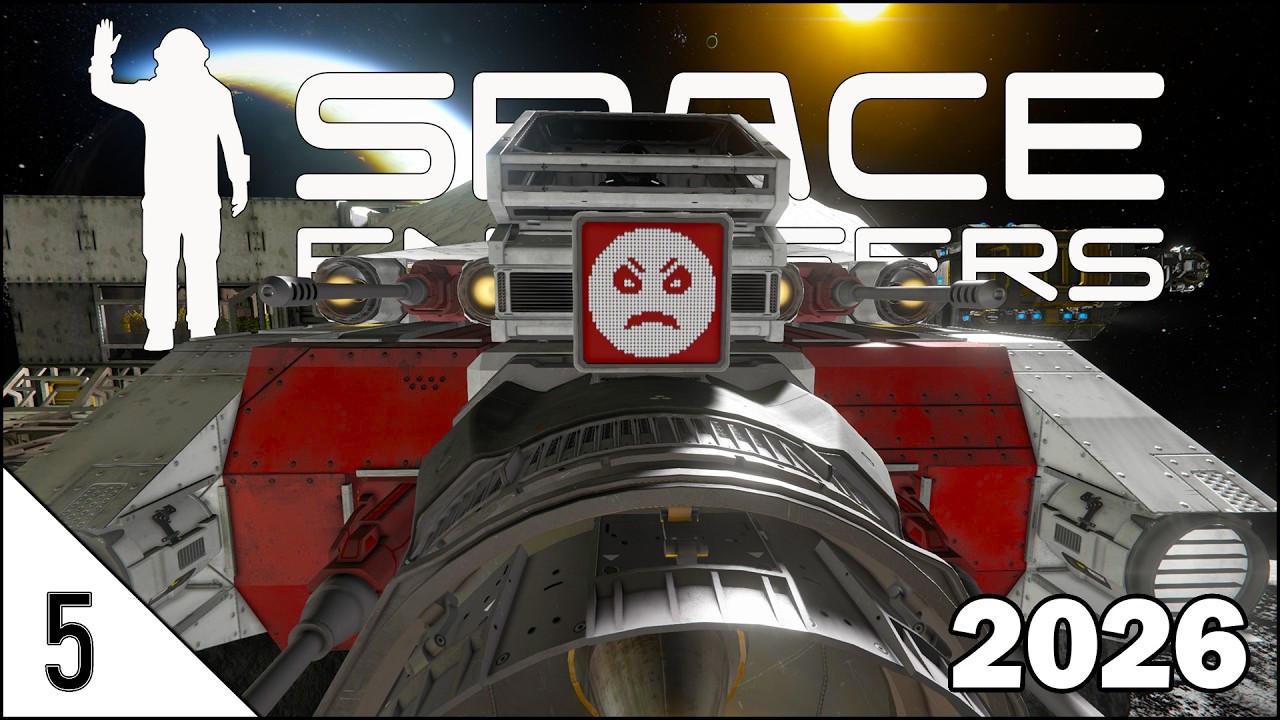 Building a FIGHTER SHIP! | Space Engineers Survival 2026 | Episode 5