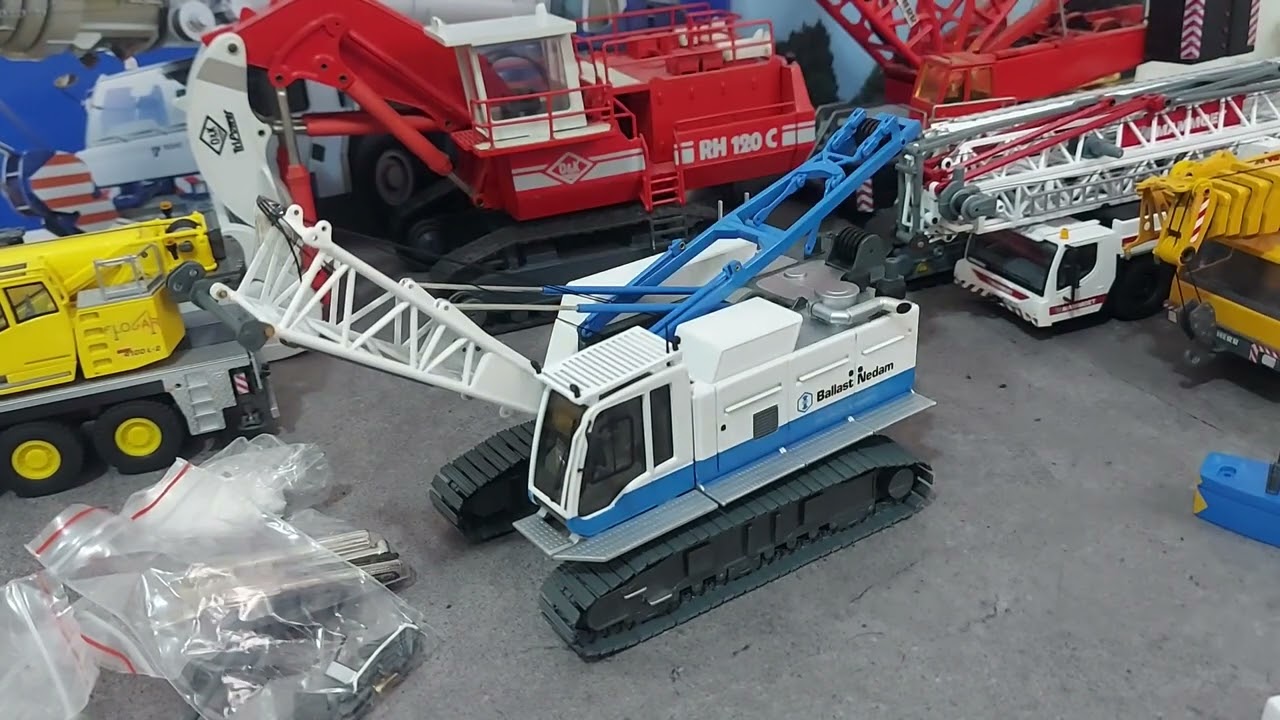 LIEBHERR HS 855 HD nzg 1:50 *Ballast Nedam*  Unboxing +assembly + review