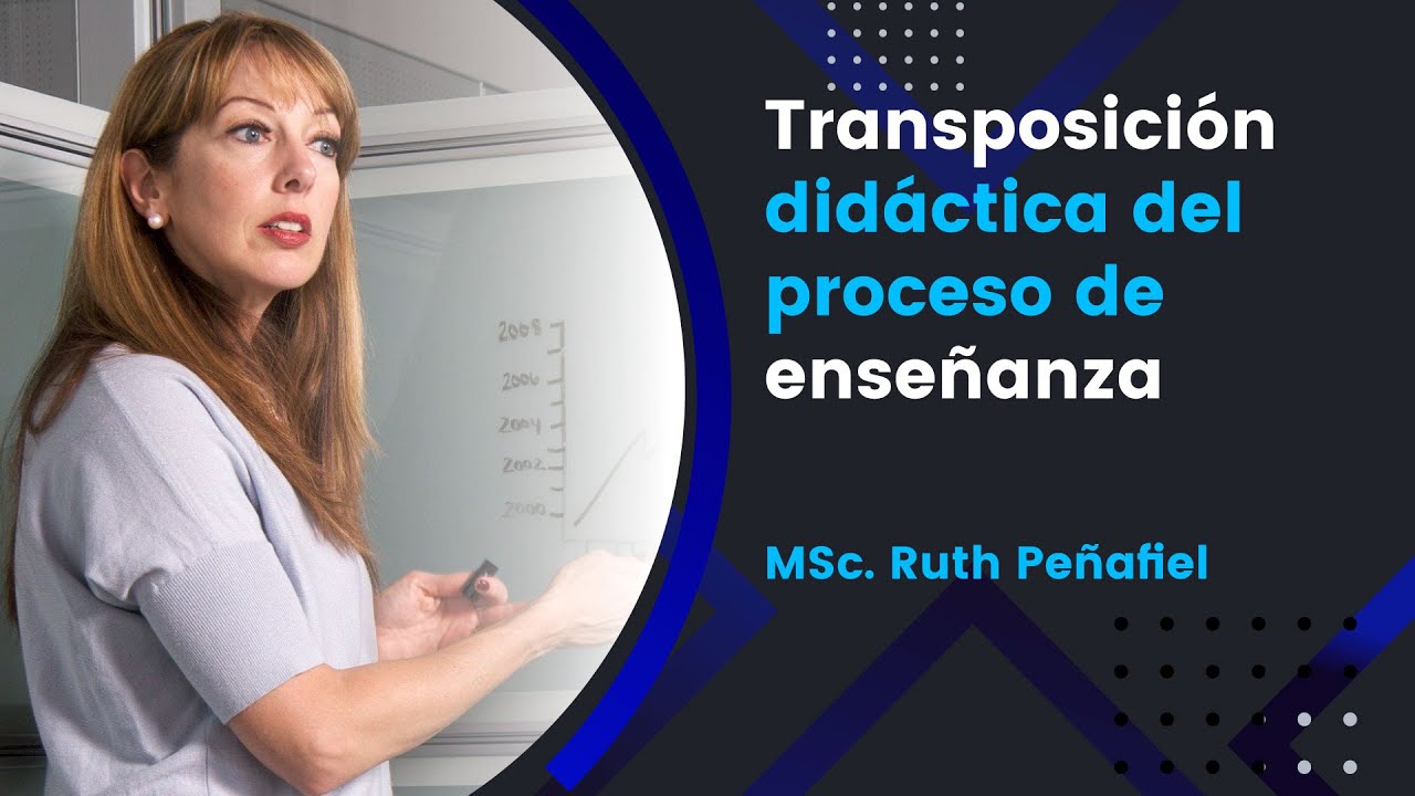 Transposición didáctica del proceso de enseñanza - MSc. Ruth Peñafiel