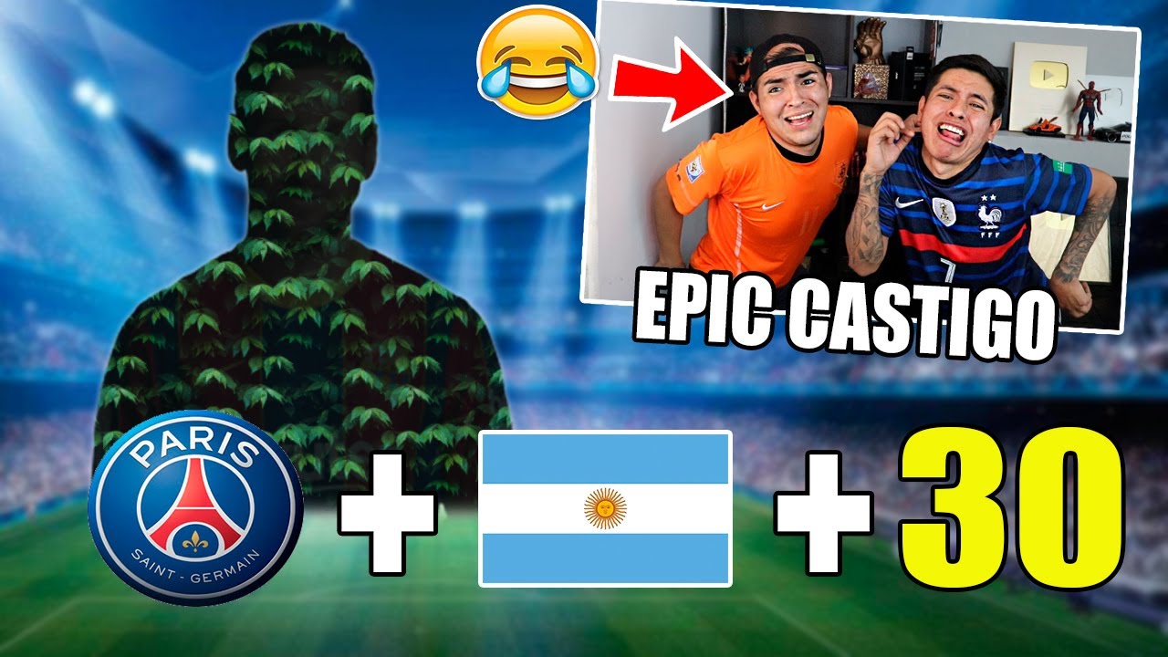 ADIVINA EL JUGADOR POR SU CLUB + PAÍS + NÚMERO *CASTIGO CHISTOSO*