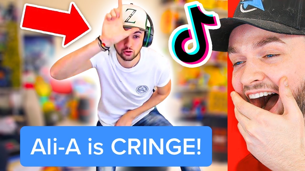 Реакция Али-А на посты Али-А в TikTok...! (СМЕШНО)