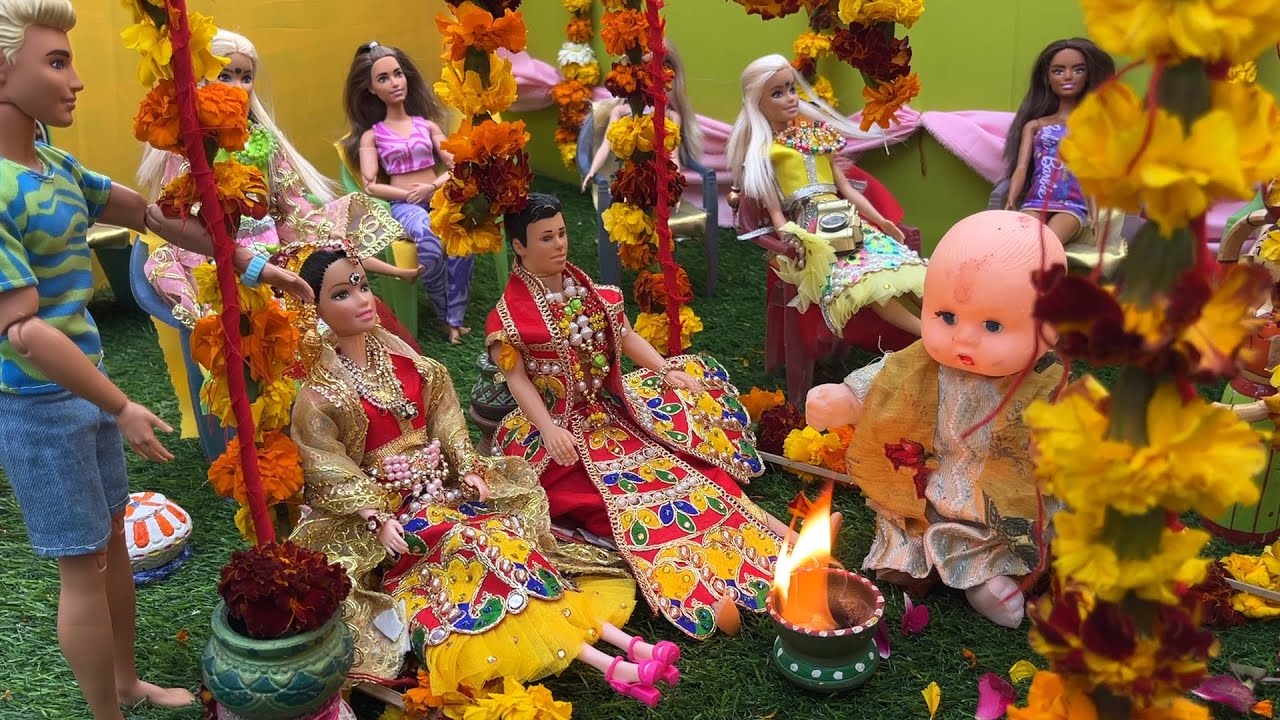 Lilly milly ki kahani part 57/ barbie doll wedding/ doll ki shadi/ Lilly milly ki kahani barbie doll
