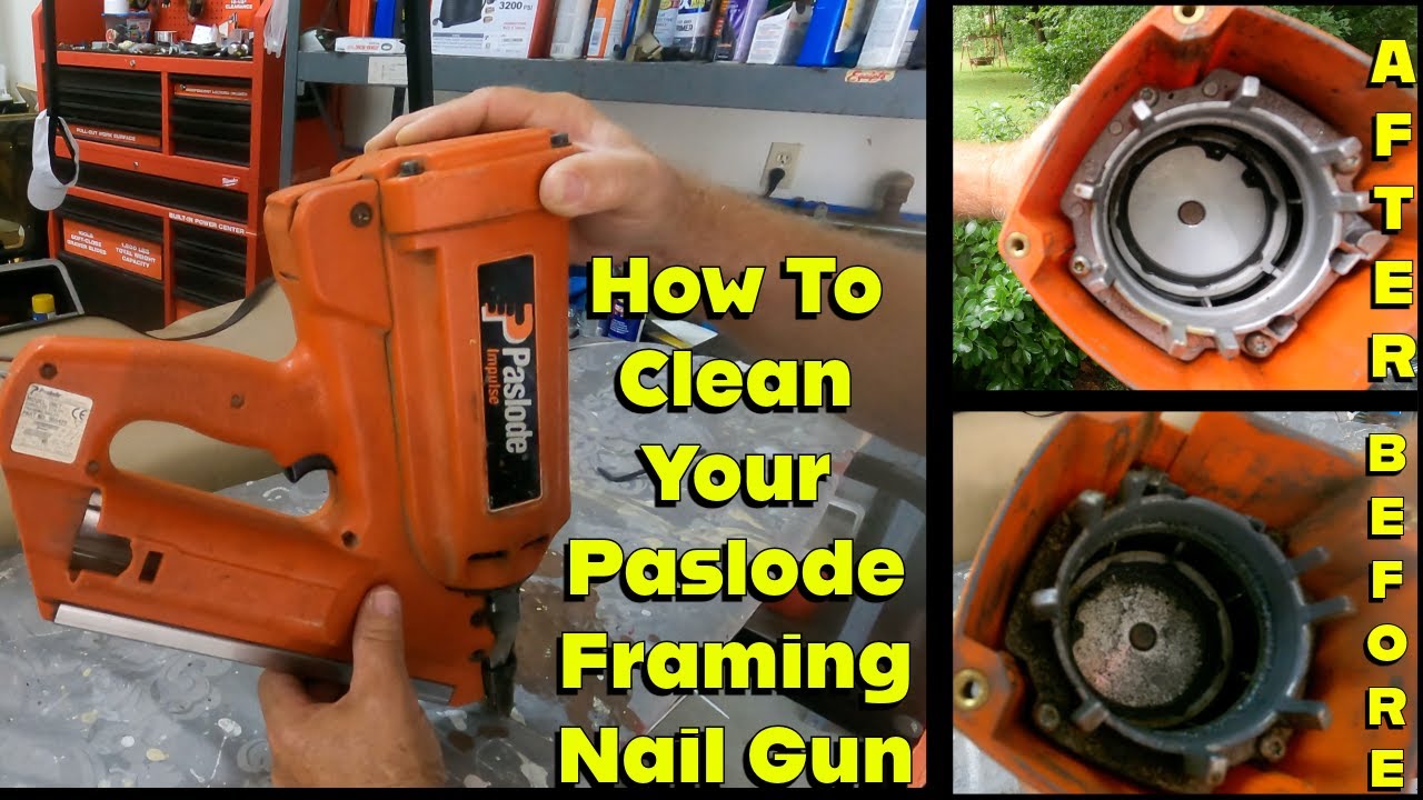 How To Clean Your Cordless Paslode Framing Nail Gun