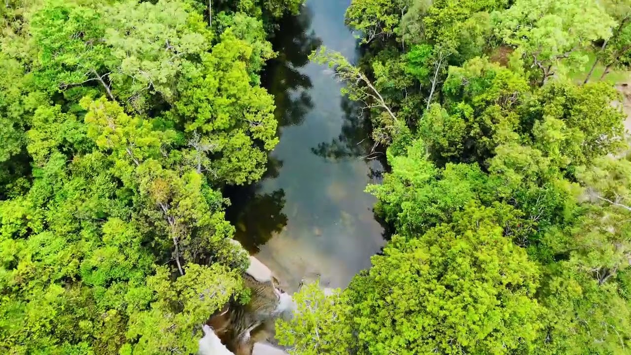 The mighty Murray Falls, A great place for a swim hidden in the hills beyond Tully in FNQ