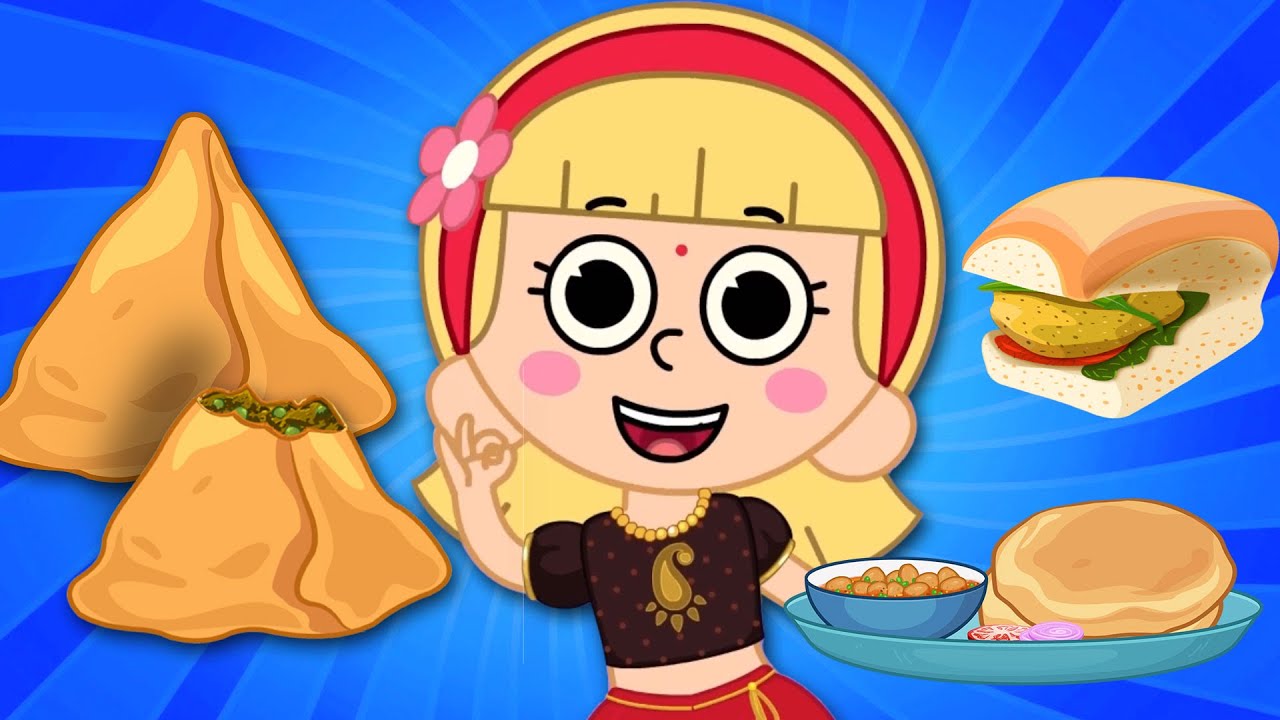 The Samosa Song 👌🏻 | Aha Samosa Bada Mazedar | Hindi Rhymes For Kids