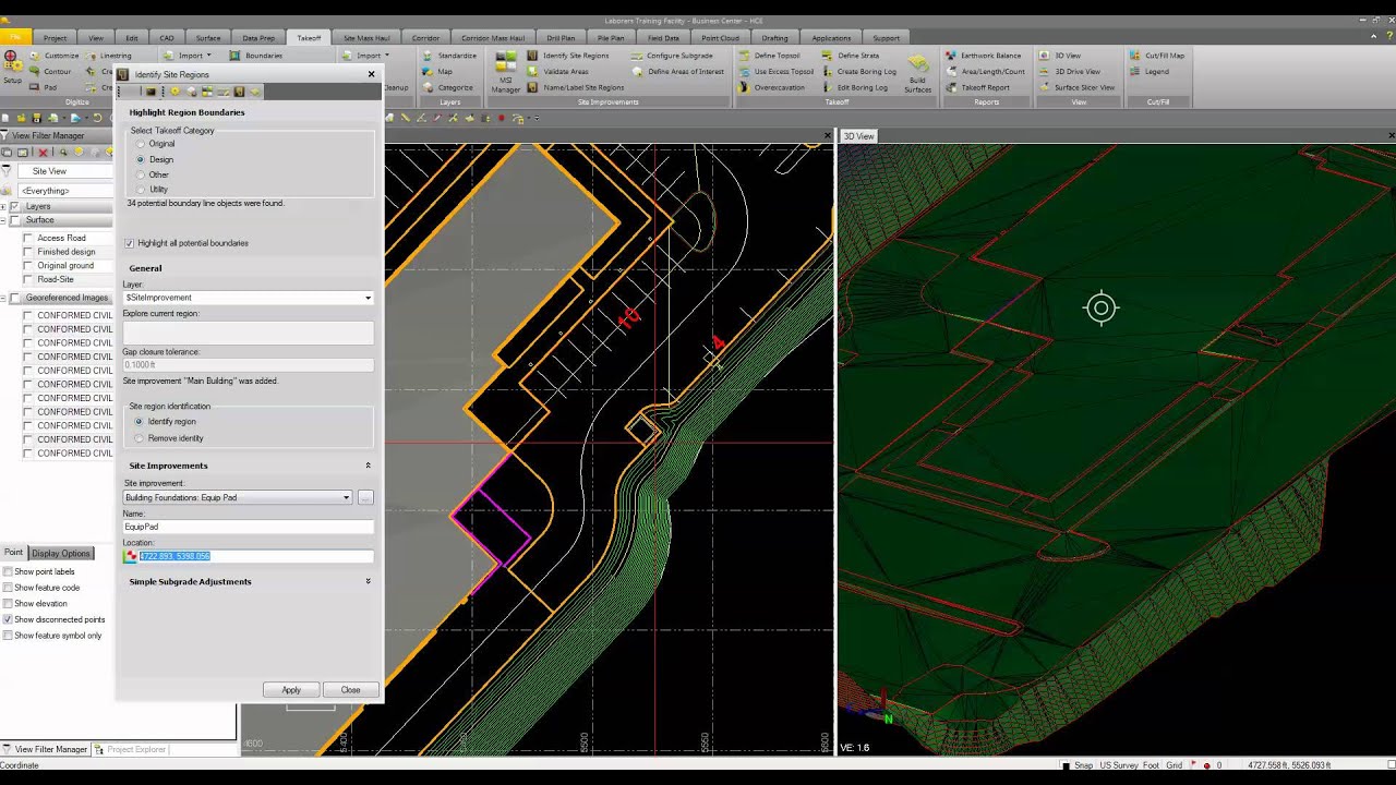 Create a Subgrade Design Surface