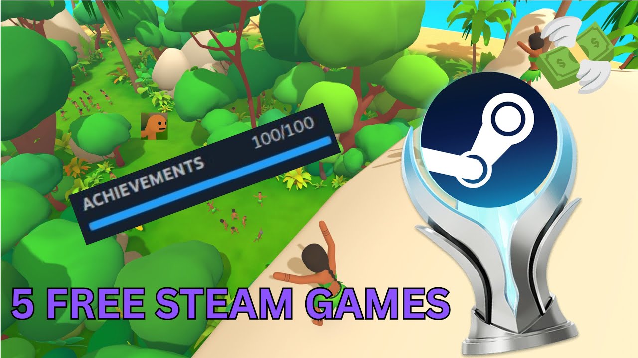 100% Completing FREE Steam Games