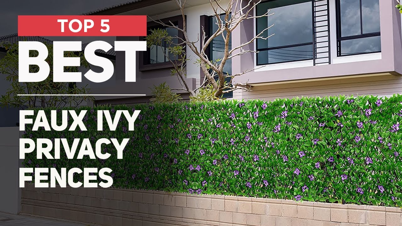 5 Best Faux Ivy Privacy Fences in 2025 | Expandable Privacy Fence