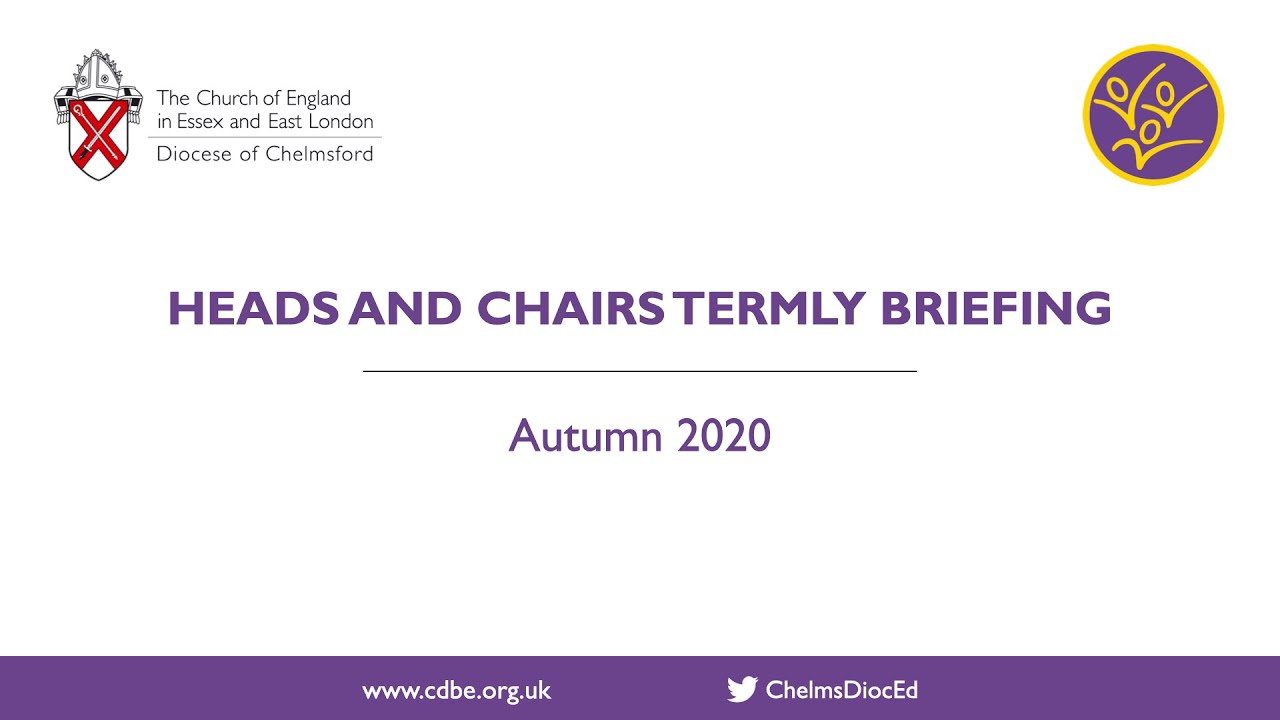 Headteacher and Chair of Governors Termly Briefing - Autumn 2020