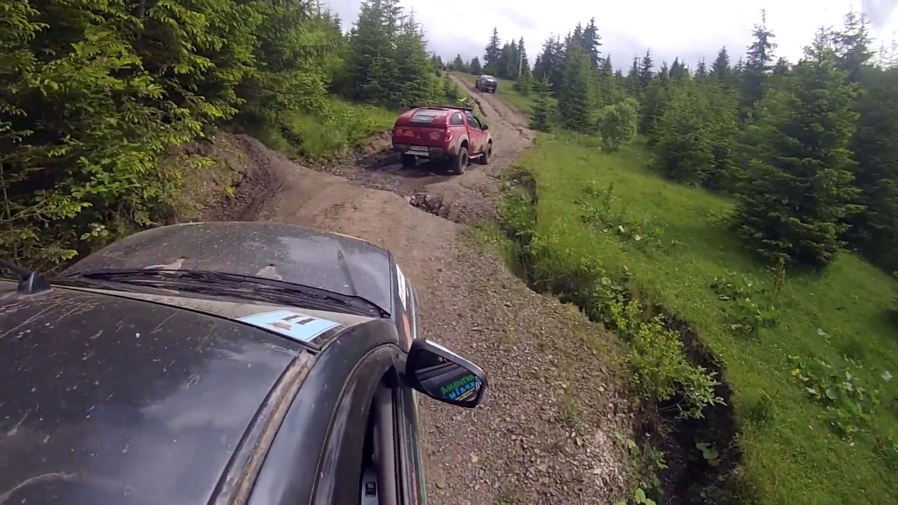 Красоты Карпат. Поездка на L200 по лайт offroad