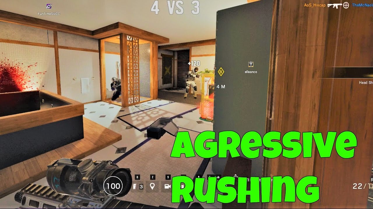 Aggressive Rushing - Rainbow Six Siege