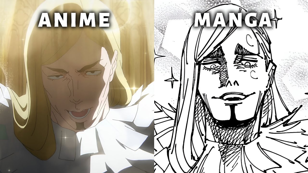 Аниме против манги - Дзюдзюцу Кайсен 3 сезон 10 серия