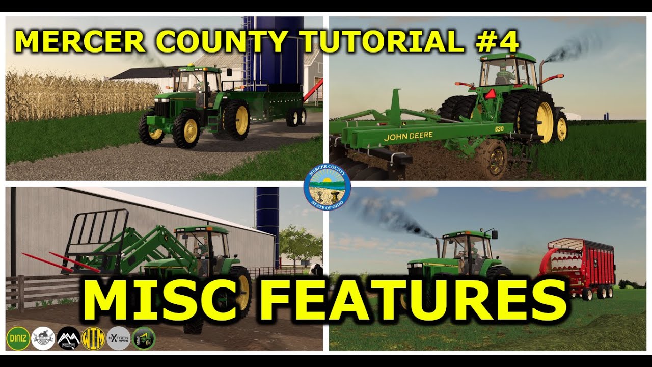 FS19|Mercer County Tutorial #4: Misc Features