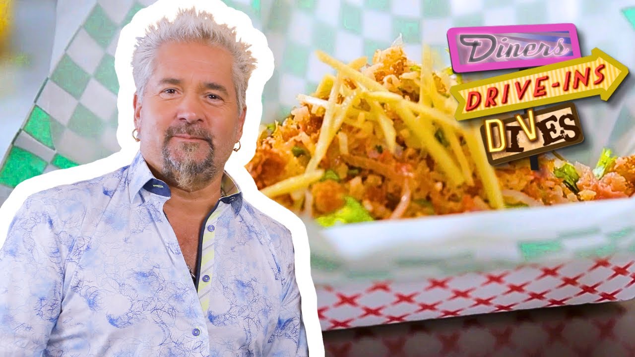Guy Fieri Tries Lao Fried Rice Ball in California 🇱🇦 | Diners, Drive-Ins and Dives | Food Network