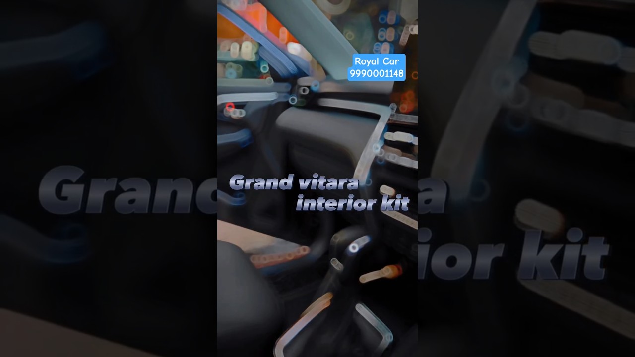 Grand Vitara Interior Modification..... 🚗 🚗 #trendinginterior  #automobile #grandvitara #nexa