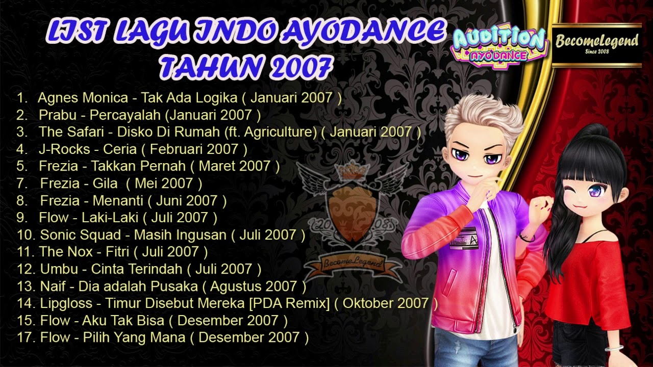 Lagu AyoDance Tahun 2007 ( Indo | Hidden Song )