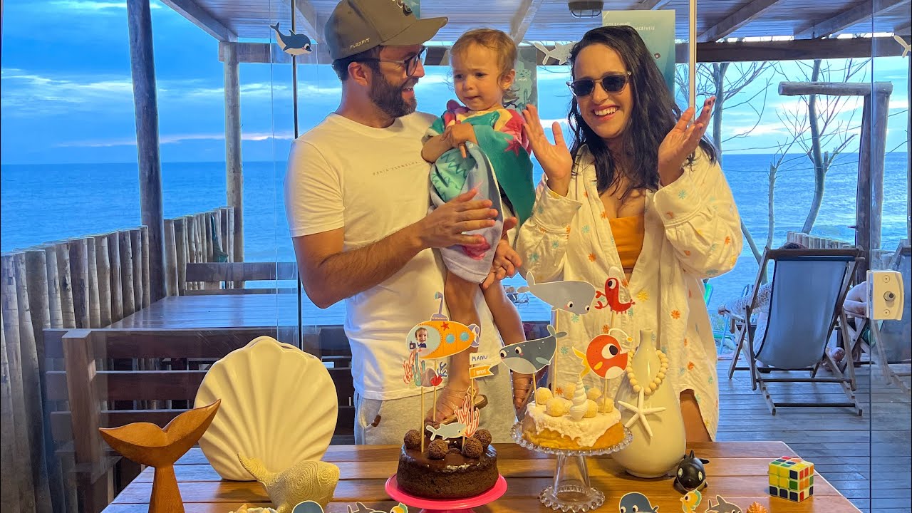 Comemoramos os 2 aninhos da Manu na praia 