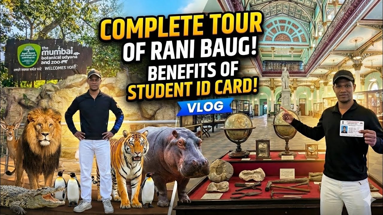 Rani Baug Full Review - Zoo + Museum + Ticket Prices + Offers + Student Benefits #04 #vlog #youtube 