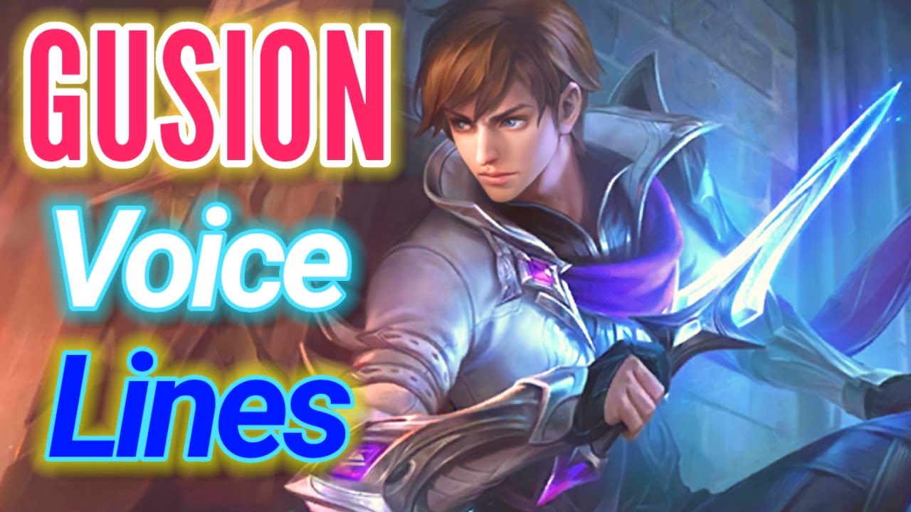 Gusion voice lines and quotes \ Dialogues with English Subtitles | Mobile Legends