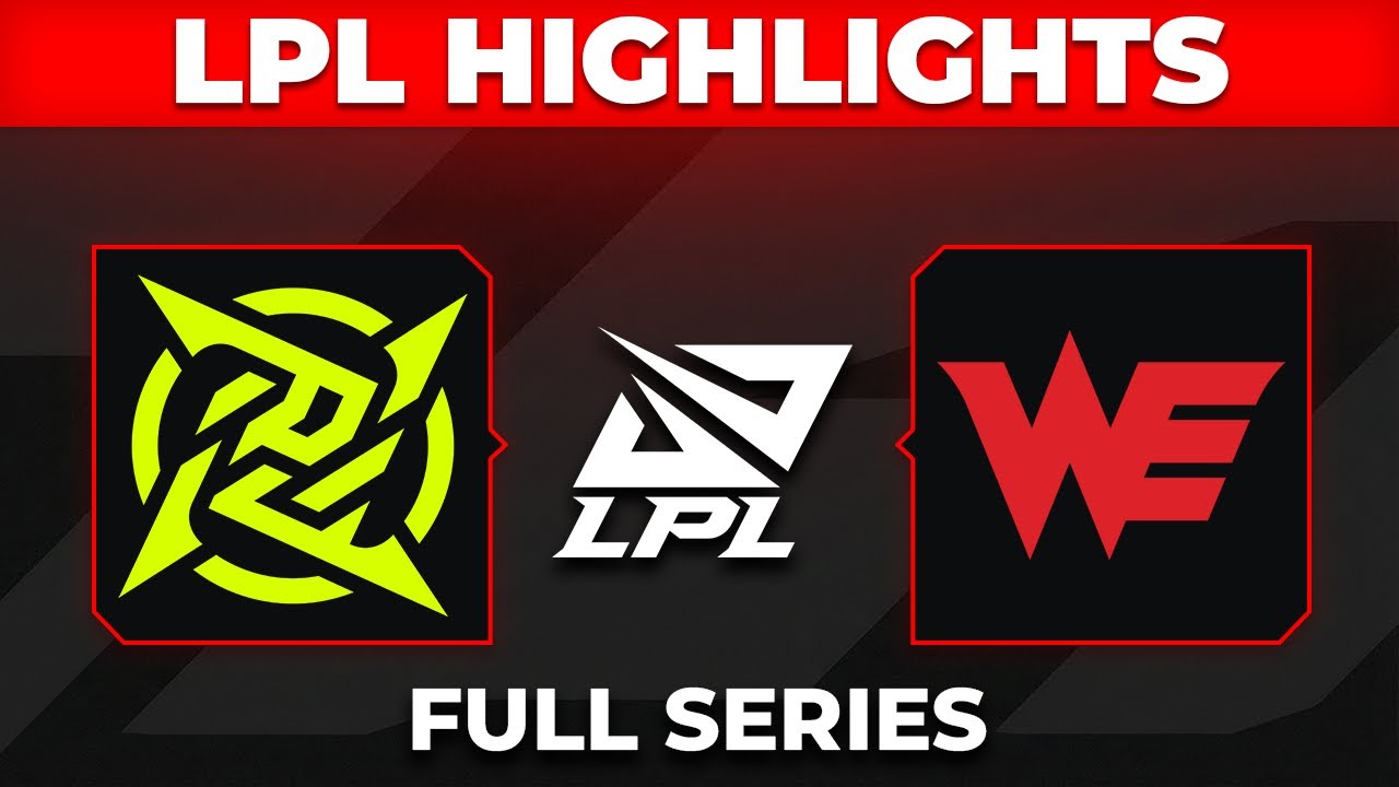 NIP vs WE Highlights ALL GAMES | LPL 2026 Split 1 | Ninjas in Pyjamas vs Team WE