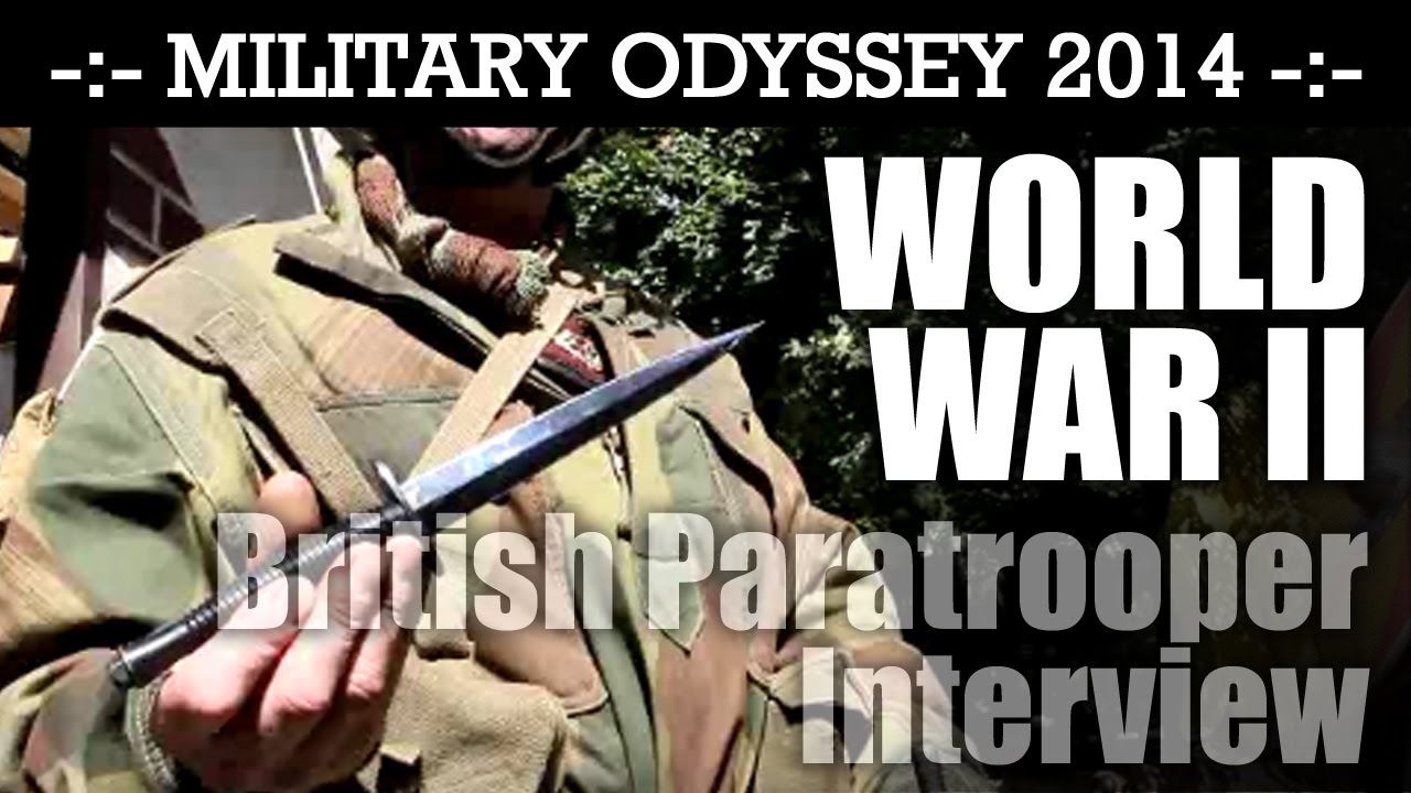 WW2 British Paratrooper Interview Military Odyssey 2014 | HD