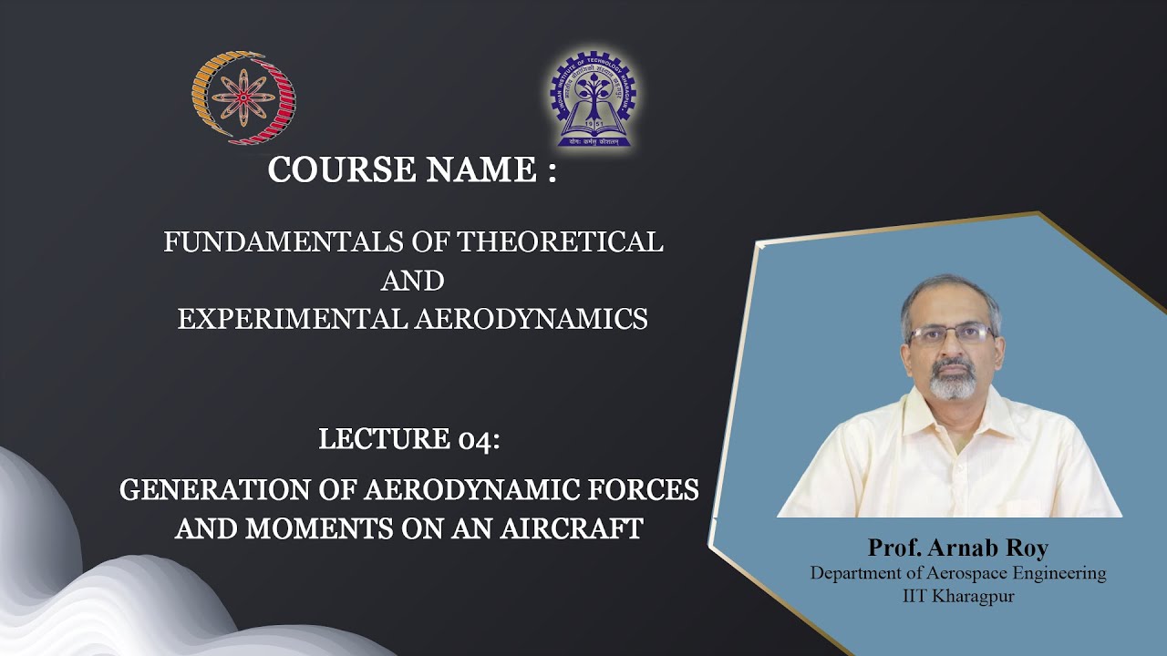 Lecture 04: Generation of aerodynamic forces and moments on an aircraft