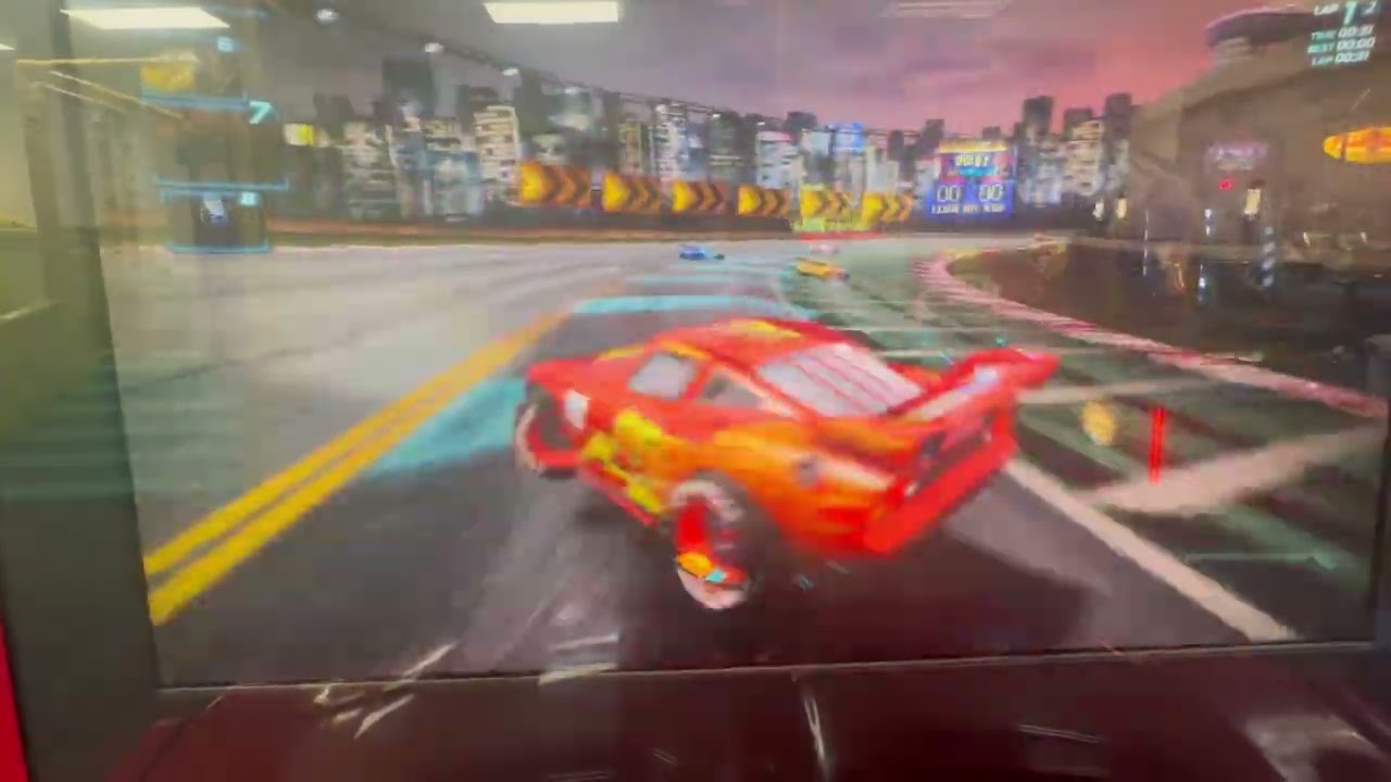 Cars 2 Arcade Game at Chuck E. Cheese