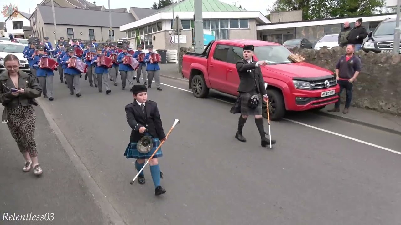 Ardarragh Accordion (Full Parade 4K)  ~ Rathfriland ~12/04/2025 (4K)