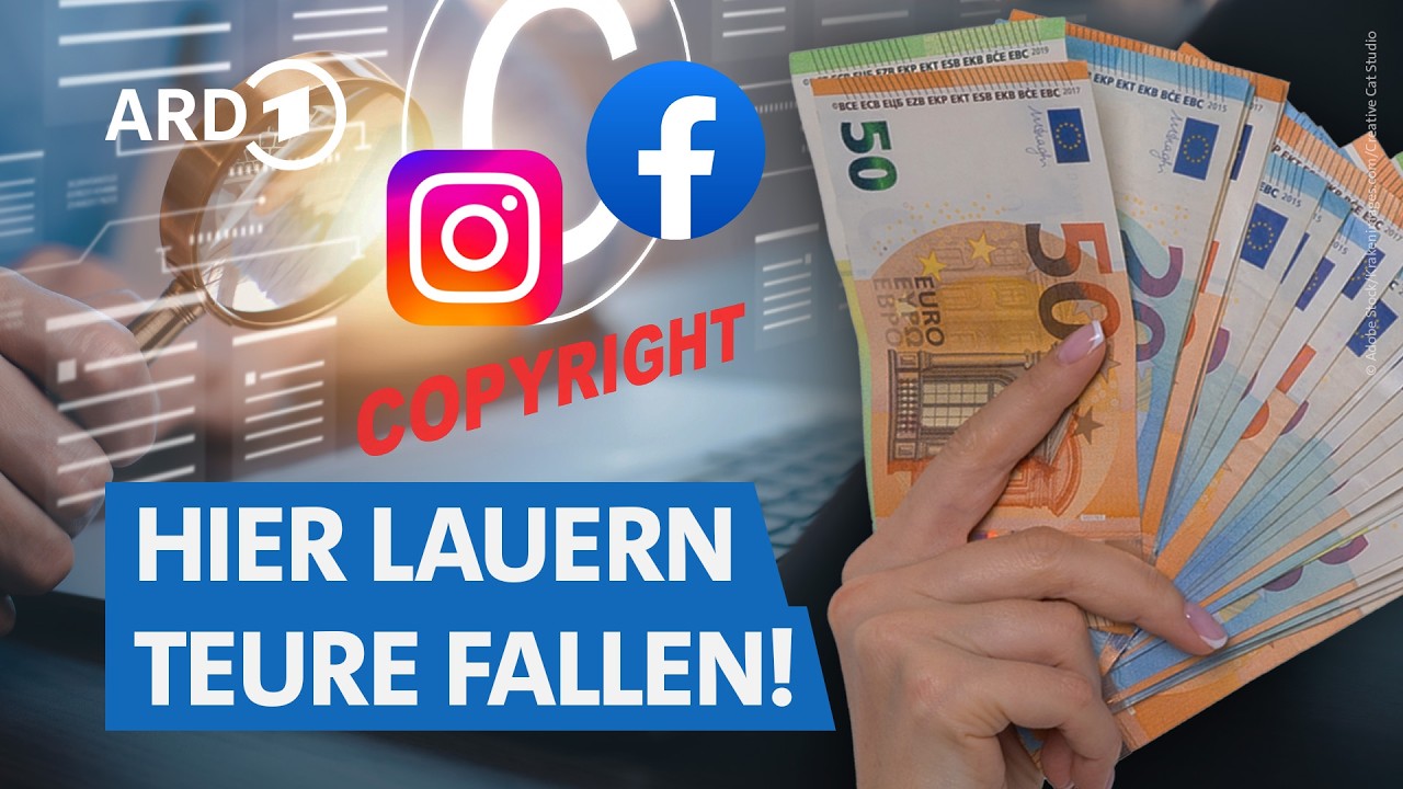 Urheberrechtsfalle Social Media: DAS kann richtig teuer werden! | SWR Marktcheck