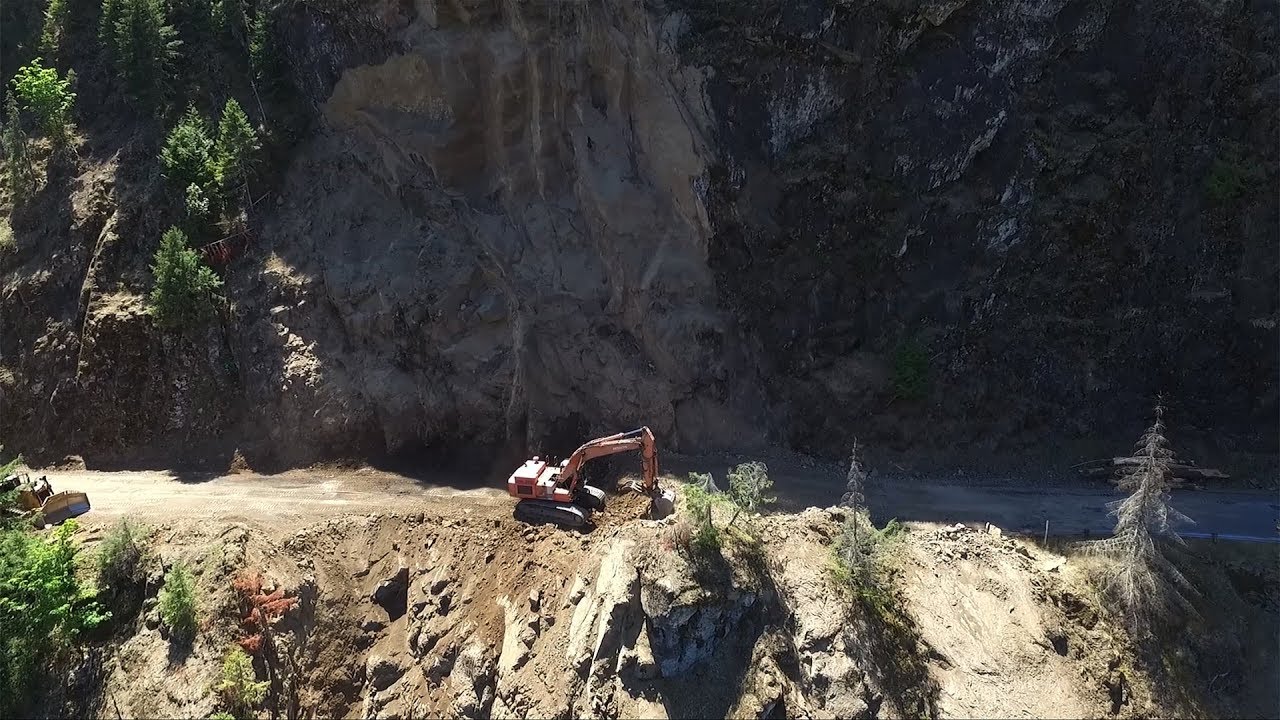 Crews work to clear Forest Service Road 19