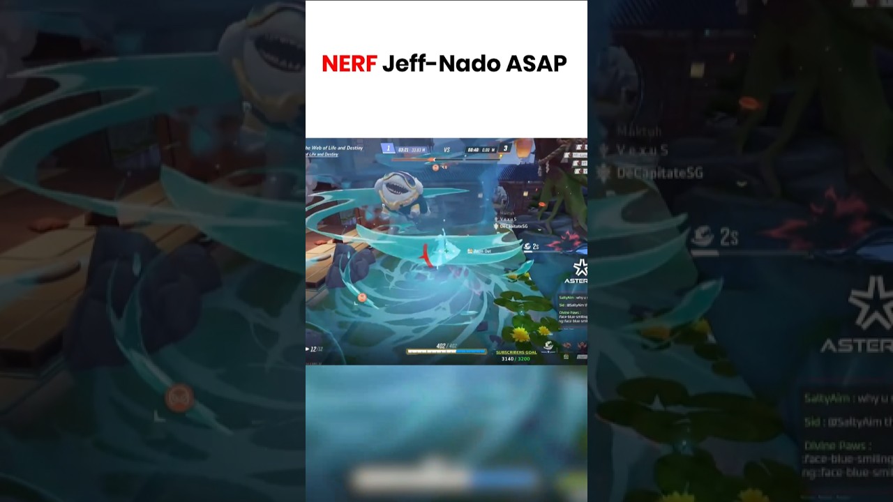 Jeff-Nado Can Counter Luna Snow ULT 😱 #marvelrivals #marvelrivalsgameplay