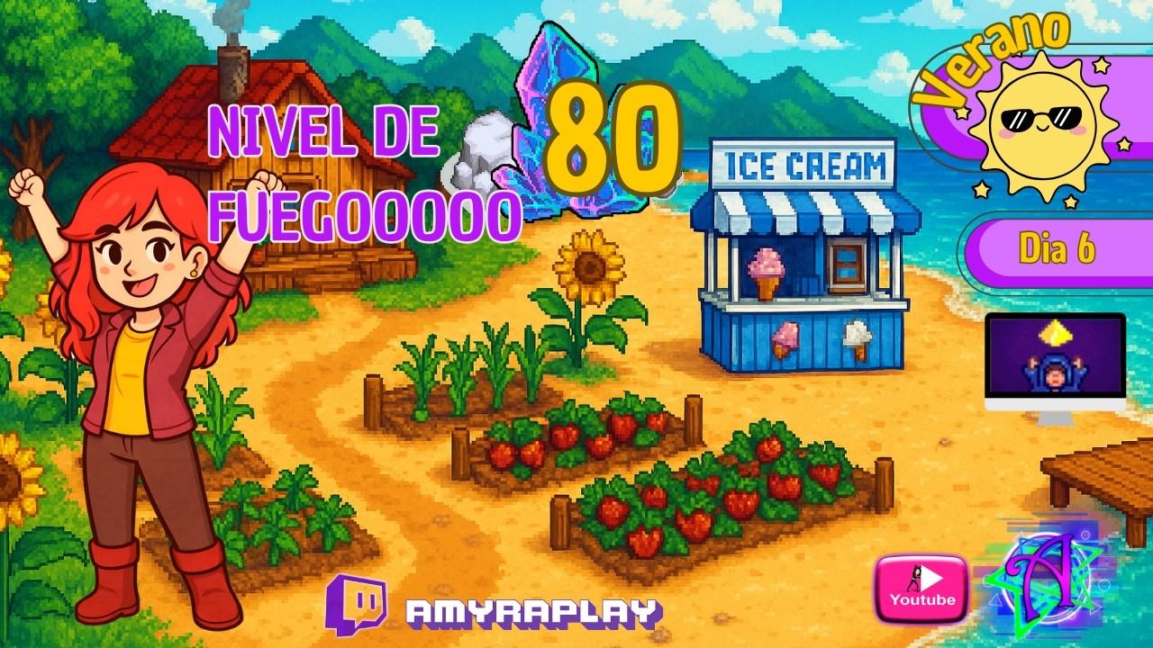 ¡Llegamos al Piso 80! Se viene el ORO 🔥 | Stardew Valley Español Latino Día 6 Verano Año 1