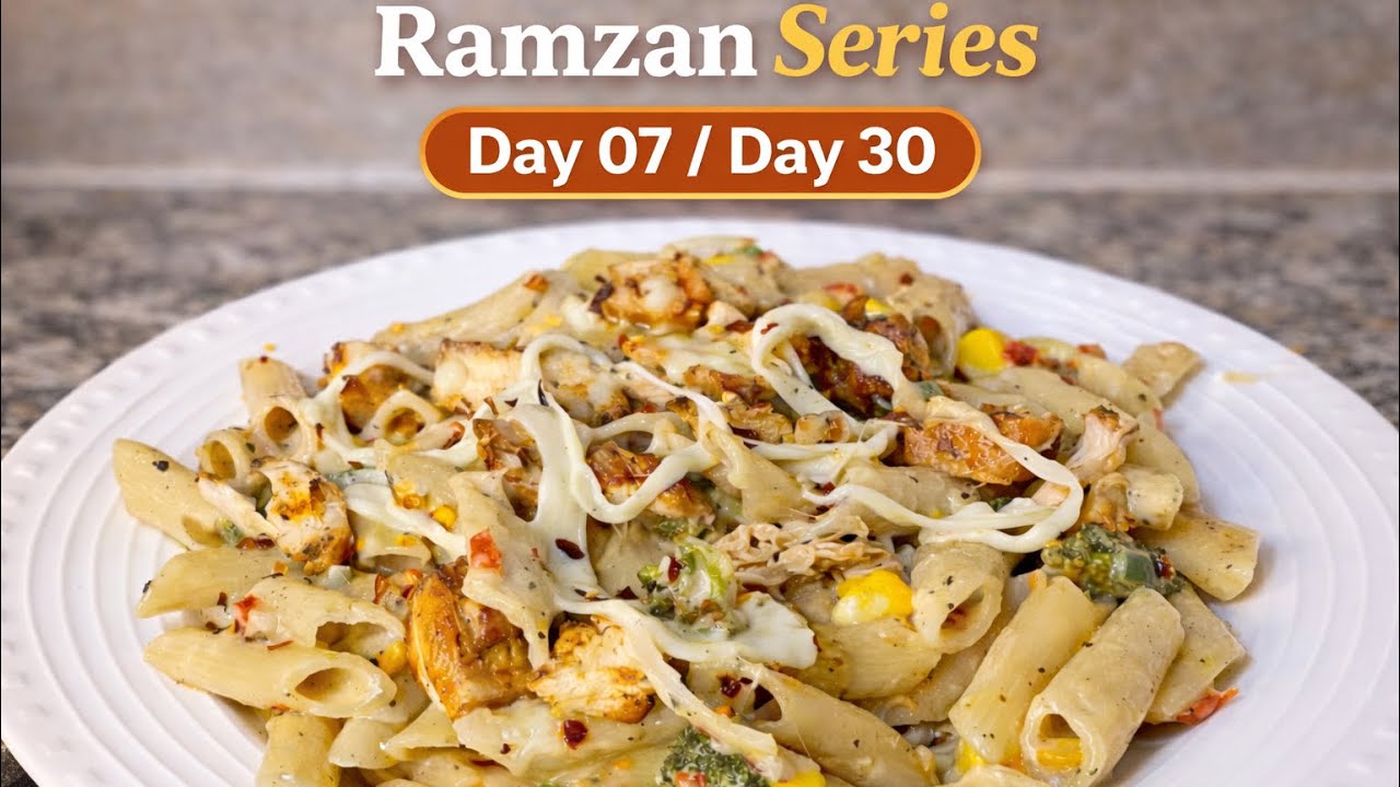 Creamy Chicken Alfredo pasta  Ramzan special must try 😋 #pasta #ramzanspecial 
