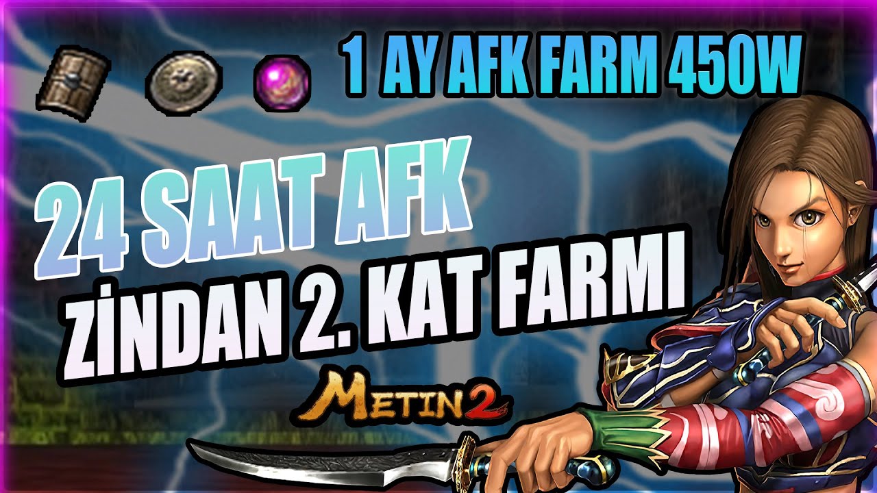 1 Ayda Afk 450W Kazandıracak Efsane Farm! 24 Saat Afk Örümcek Zindanı 2. Kat Farmı! Metin2 TR Charon