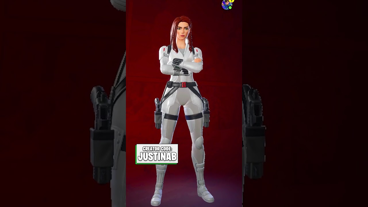 *РЕДКИЙ* облик &laquo;Чёрная Вдова&raquo; (снежный костюм) в магазине предметов Fortnite! #fortnite