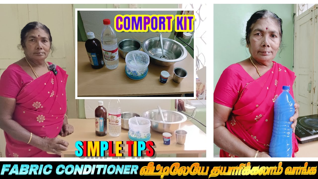 Comfort Fabric Conditioner Making at Home | Homemade fabric Softener