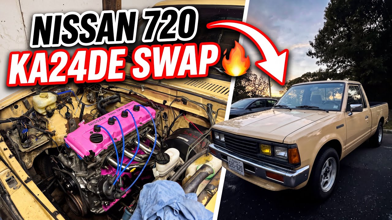 Cómo instalar un ka24de en una Nissan 720 | TODO LO QUE NECESITAS SABER