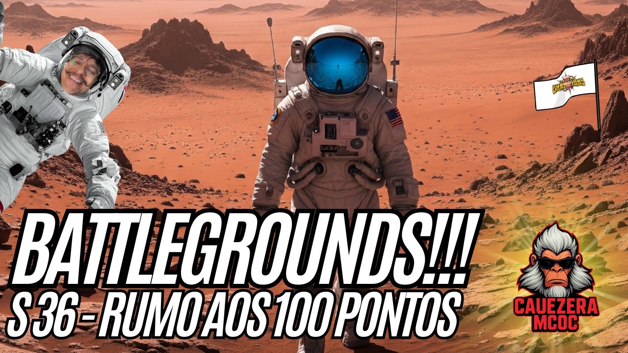 BATTLEGROUNDS!!! SEASON 36 - RUMO AOS 100 PONTOS!!! 😎😎 | LIVE | Marvel Contest of Champions