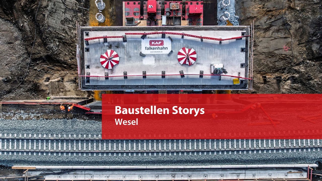 KAF Falkenhahn - Brückeneinschub in Wesel 🚧