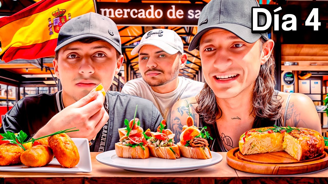 COMIDA TIPICA de ESPAÑA | Madrid Dia #4 | El Muñe