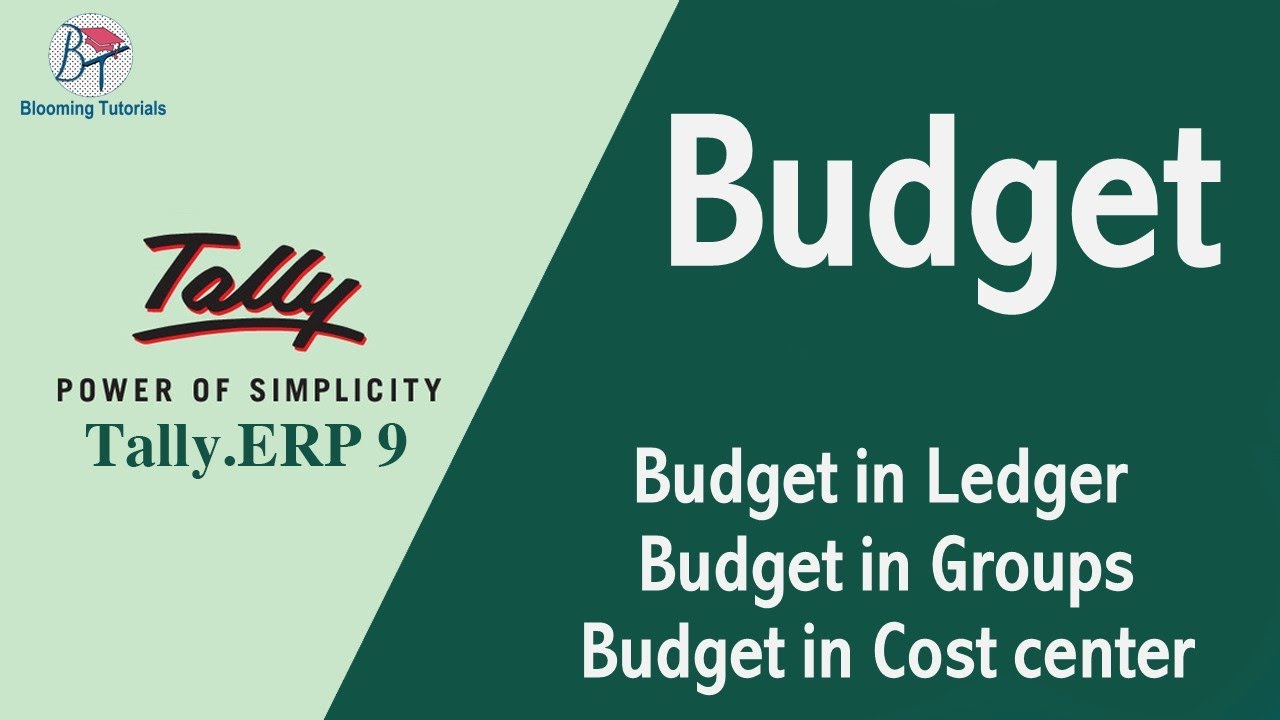 Budget in Tally in Tamil | Ledger-wise, Group-wise & Cost Center-wise Budget Explained