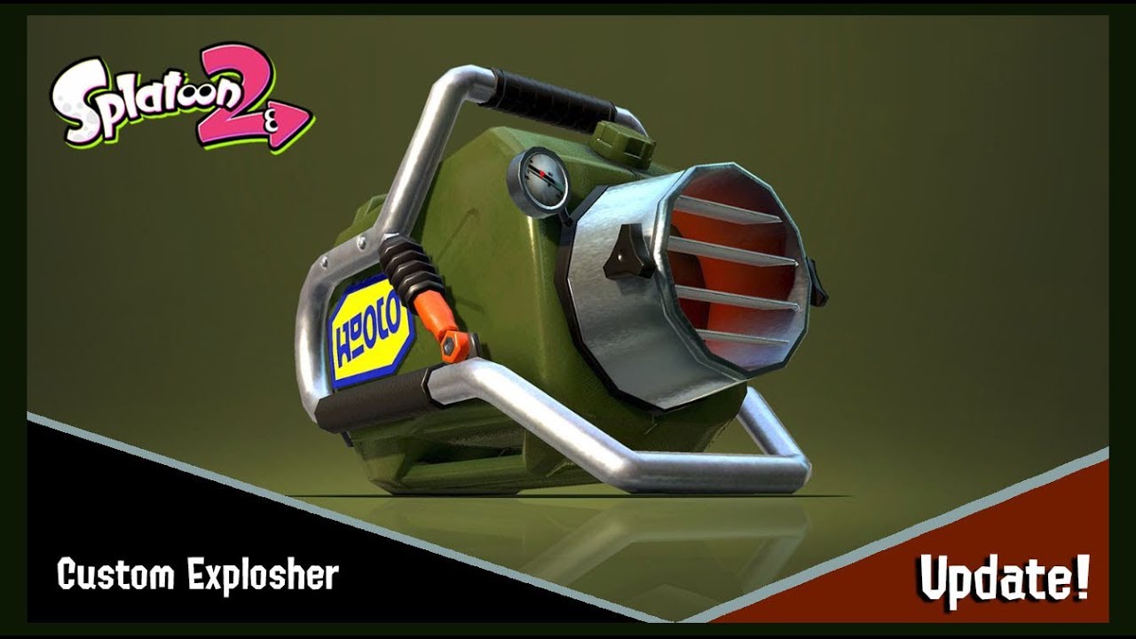 Splatoon 2 - Custom Explosher - Seventy-Third Weapons Update