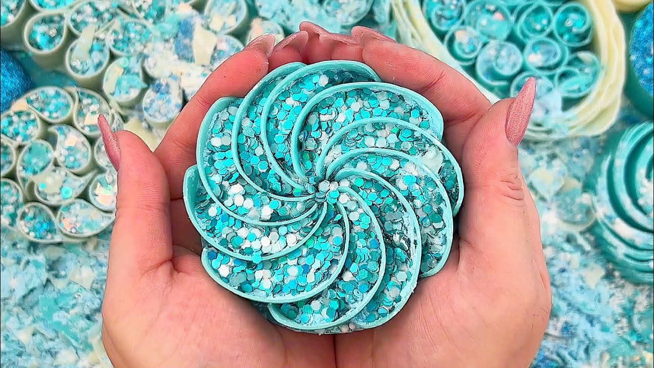 ODDLY SATISFYING ✨ NON STOP ✨GLITTER COMPILATION | ASMR SOAP GLITTER CRUSHING VIDEO 